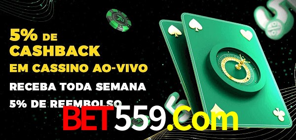 Promoções do cassino ao Vivo Bet559.Com